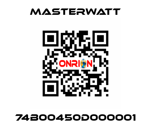 74B00450D000001 Masterwatt