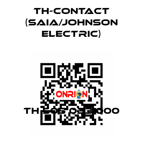 TH 505 033 000 TH-Contact (Saia/Johnson Electric)