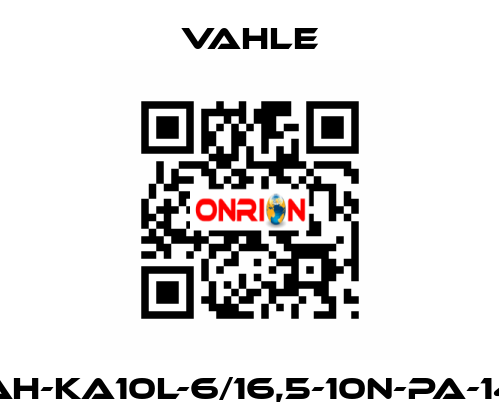 AH-KA10L-6/16,5-10N-PA-14 Vahle