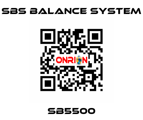 SB5500 SBS BALANCE SYSTEM