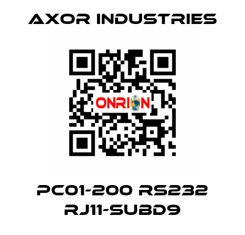 PC01-200 RS232 RJ11-SubD9 Axor Industries