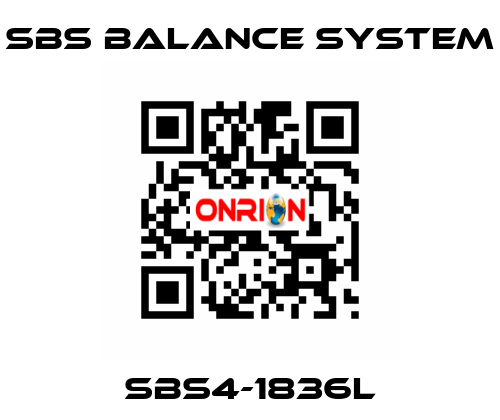 SBS4-1836L SBS BALANCE SYSTEM