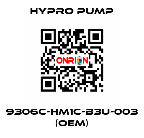 9306C-HM1C-B3U-003 (OEM) Hypro Pump