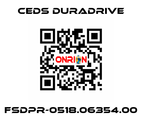 FSDPR-0518.06354.00 Ceds Duradrive