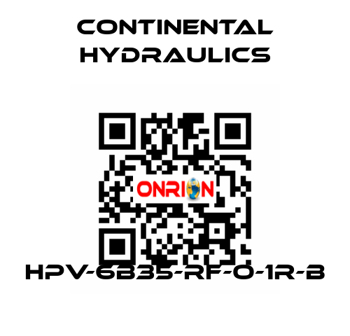 HPV-6B35-RF-O-1R-B Continental Hydraulics