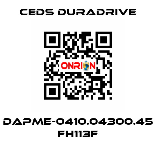 DAPME-0410.04300.45 FH113F Ceds Duradrive