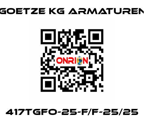 417tGFO-25-f/f-25/25 Goetze KG Armaturen