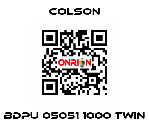 BDPU 05051 1000 TWIN Colson