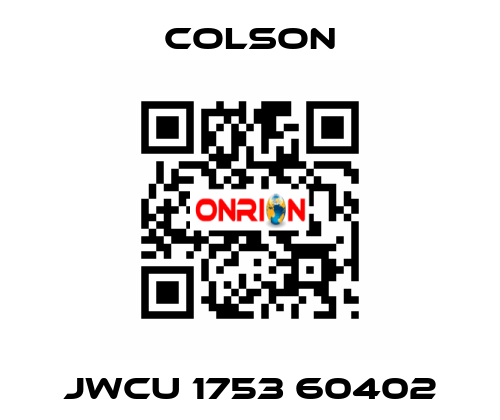 JWCU 1753 60402 Colson