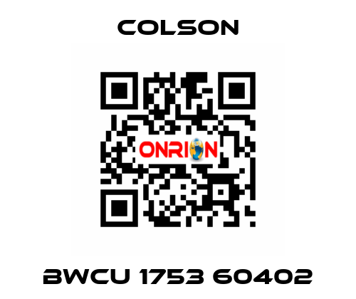 BWCU 1753 60402 Colson