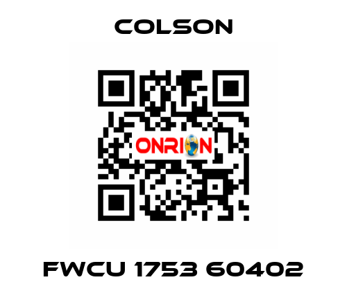 FWCU 1753 60402 Colson