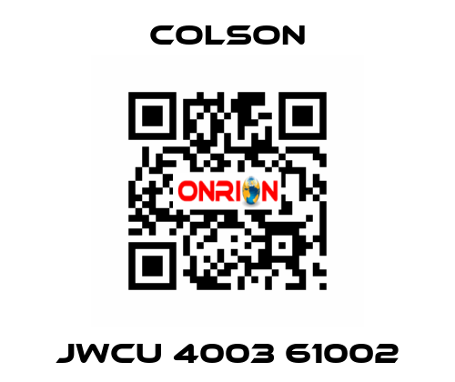 JWCU 4003 61002 Colson