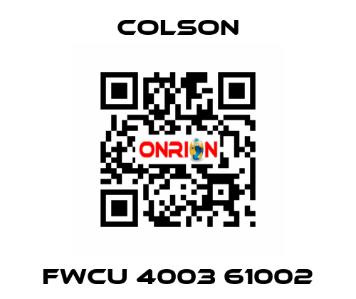 FWCU 4003 61002 Colson