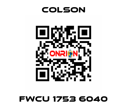 FWCU 1753 6040 Colson