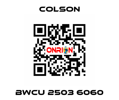 BWCU 2503 6060 Colson