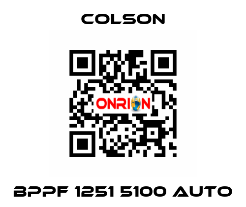 BPPF 1251 5100 AUTO Colson