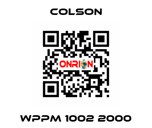 WPPM 1002 2000 Colson