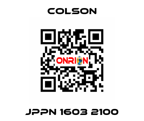 JPPN 1603 2100 Colson