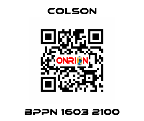 BPPN 1603 2100 Colson