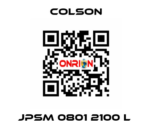 JPSM 0801 2100 L  Colson