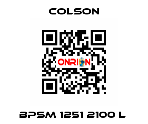 BPSM 1251 2100 L  Colson