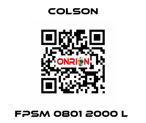 FPSM 0801 2000 L  Colson