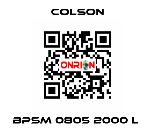 BPSM 0805 2000 L  Colson