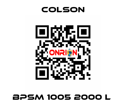 BPSM 1005 2000 L  Colson