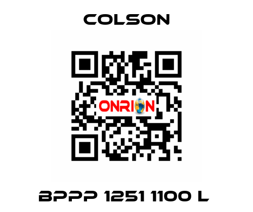 BPPP 1251 1100 L  Colson