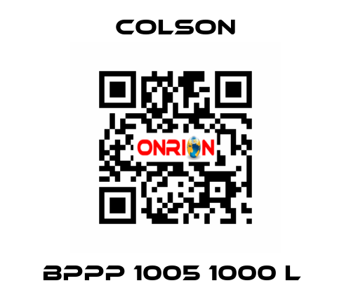 BPPP 1005 1000 L  Colson