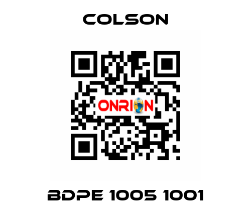 BDPE 1005 1001 Colson