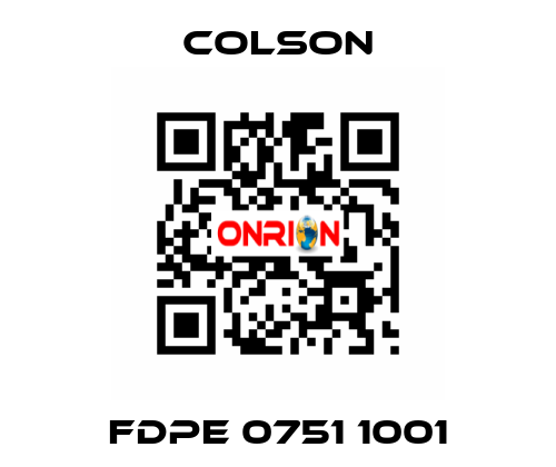 FDPE 0751 1001 Colson