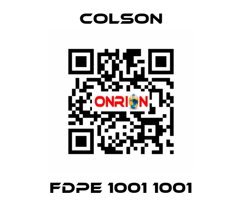 FDPE 1001 1001 Colson