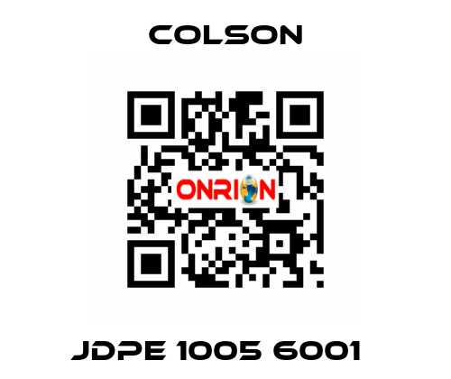 JDPE 1005 6001   Colson