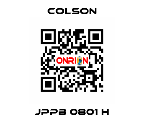 JPPB 0801 H Colson