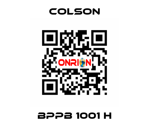 BPPB 1001 H Colson