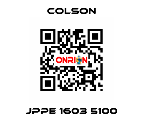 JPPE 1603 5100 Colson