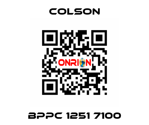 BPPC 1251 7100 Colson