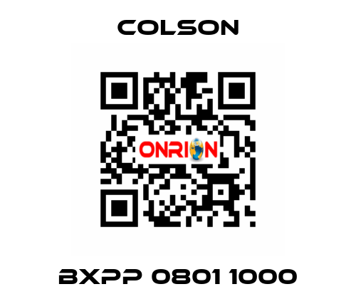 BXPP 0801 1000 Colson