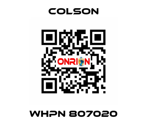 WHPN 807020 Colson