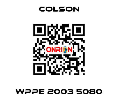 WPPE 2003 5080 Colson