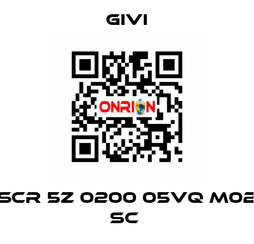 SCR 5Z 0200 05VQ M02 SC  Givi