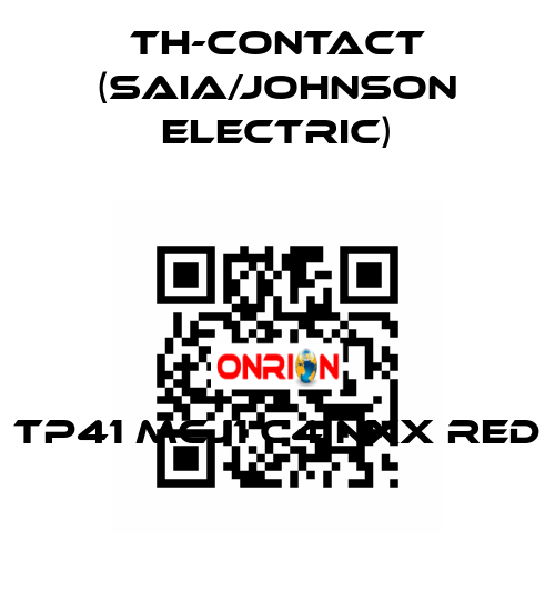 TP41 MCJ1 C4 NXX RED TH-Contact (Saia/Johnson Electric)