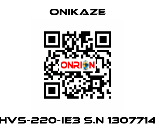 HVS-220-IE3 S.N 1307714 Onikaze