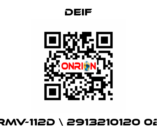 RMV-112D \ 2913210120 02 Deif