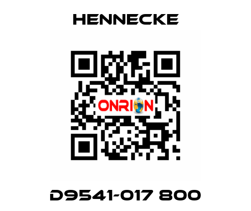 D9541-017 800 Hennecke