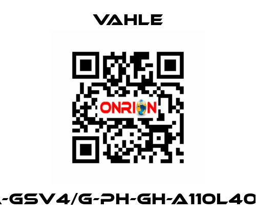 SA-GSV4/G-PH-GH-A110L40-16 Vahle