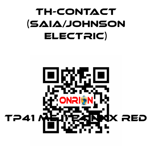 TP41 MEJ1 E4 NXX RED TH-Contact (Saia/Johnson Electric)