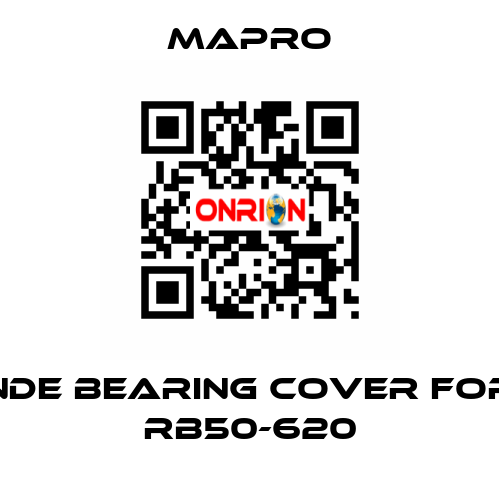 NDE bearing cover for RB50-620 Mapro