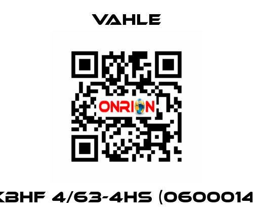 KBHF 4/63-4HS (0600014) Vahle